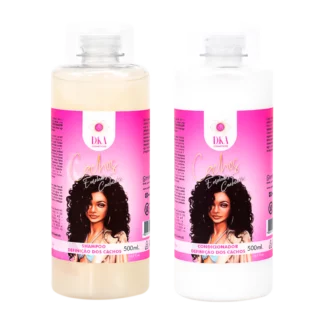 kit Shampoo + Condicionador Definição Cachos Enrolados E Cacheados Dka Cosméticos
