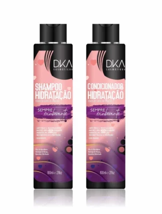 Kit Hidratação- Sempre Exuberante - Shampoo + Condicionador DKA 800ml.